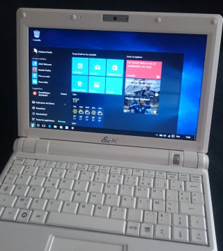Windows 10 on Eee PC